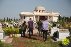 Trip to the Turkish border and the martyrs' cemetery of Derik