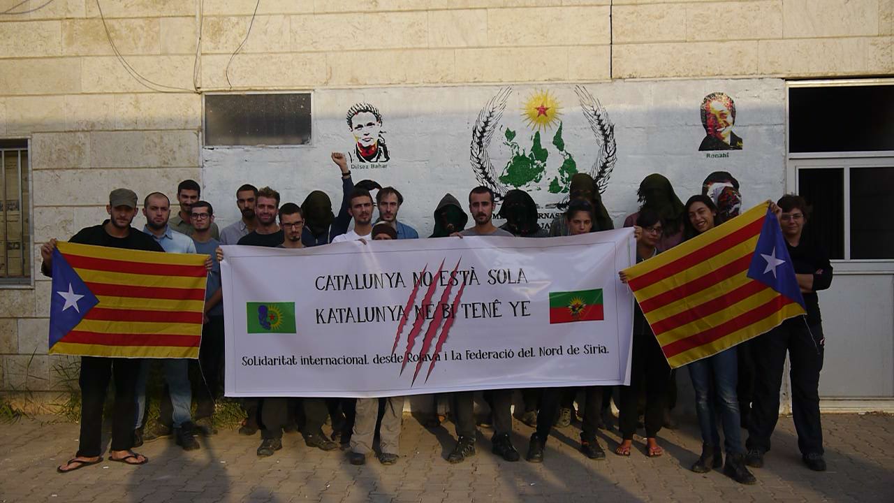 Catalunya is not alone! Solidarity from the Internationalist Commune of Rojava