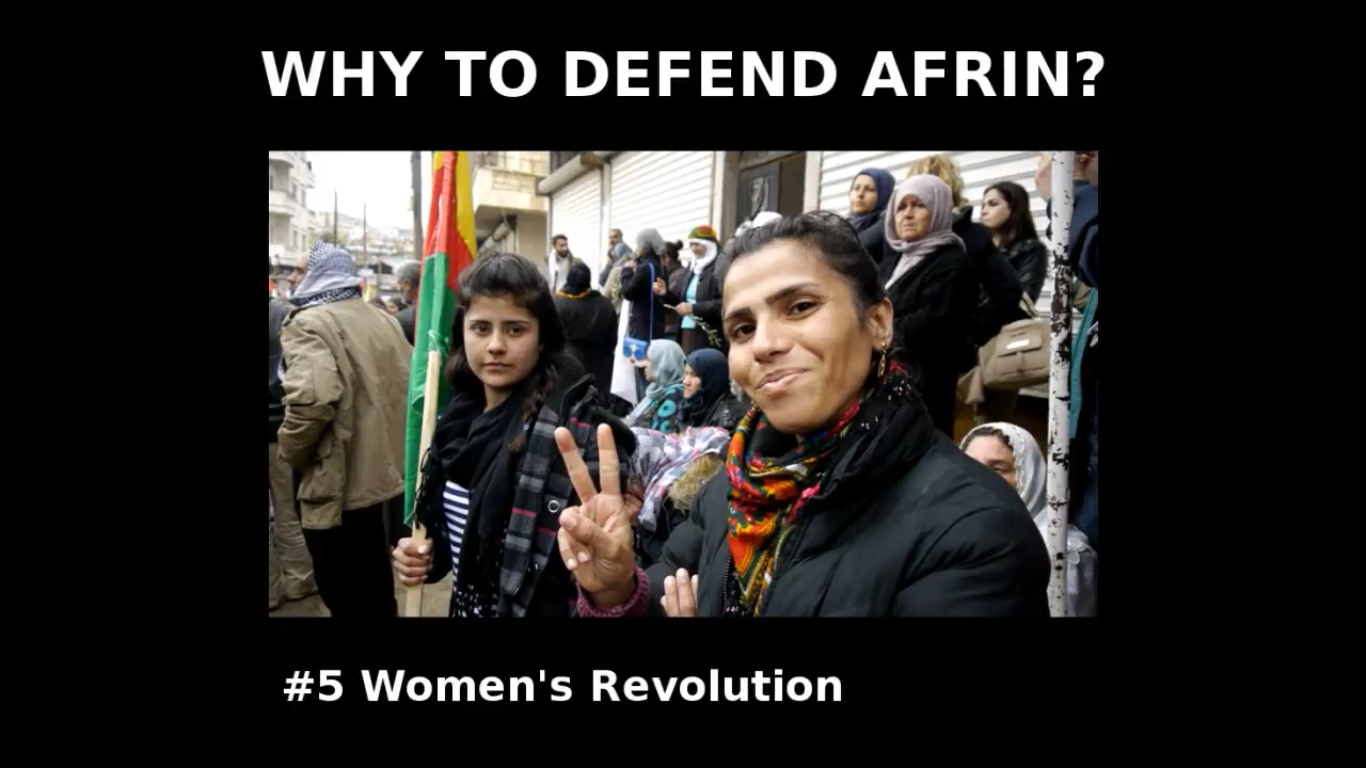 Why to defend Afrin – #5 Women’s revolution