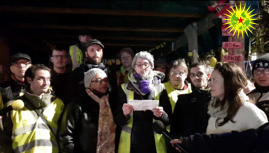 Solidarity from the Yellow Vests in Commercy with the Revolution in Rojava