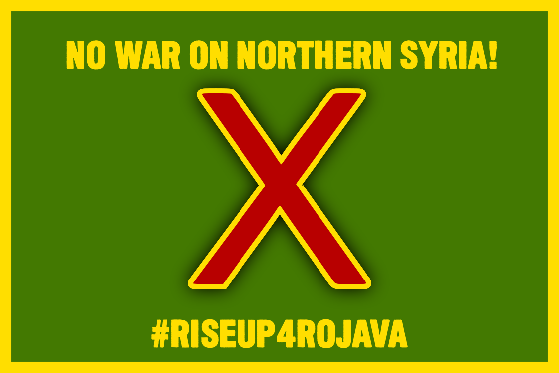 Non à la guerre en Syrie du Nord – Mobilisation du jour X