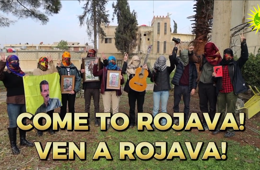 To all young people: COME TO ROJAVA AND JOIN THE REVOLUTION!